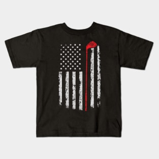 Golf USA Flag Kids T-Shirt